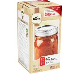 Kerr Regular Mouth Canning Lids and Bands 1 pk (Pack of 10)
