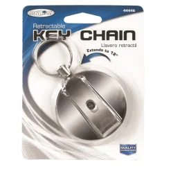 KEY CHAIN RETRCT CRM/MTL
