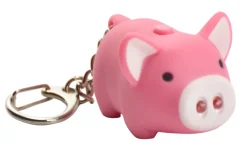 KEY RING LED PIG PINK