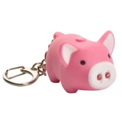 KEY RING LED PIG PINK