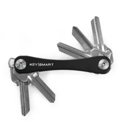 Key Smart Black Aluminum Compact Key Holder