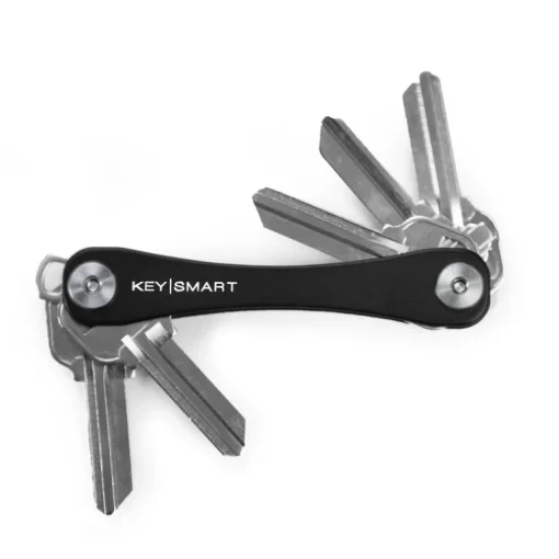 Key Smart Black Aluminum Compact Key Holder