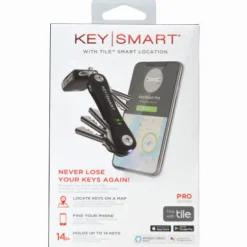 KeySmart Pro Plastic Black Key Holder