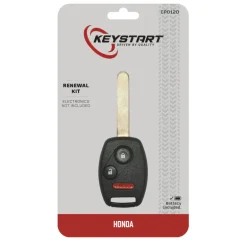 KeyStart Renewal KitAdvanced Remote Automotive Replacement Key CP012 Double For Honda
