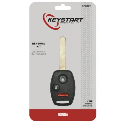 KeyStart Renewal KitAdvanced Remote Automotive Replacement Key CP012 Double For Honda