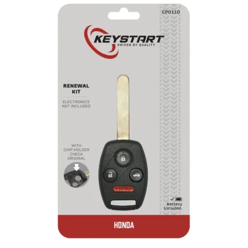 KeyStart Renewal KitAdvanced Remote Automotive Replacement Key CP011 Double For Honda