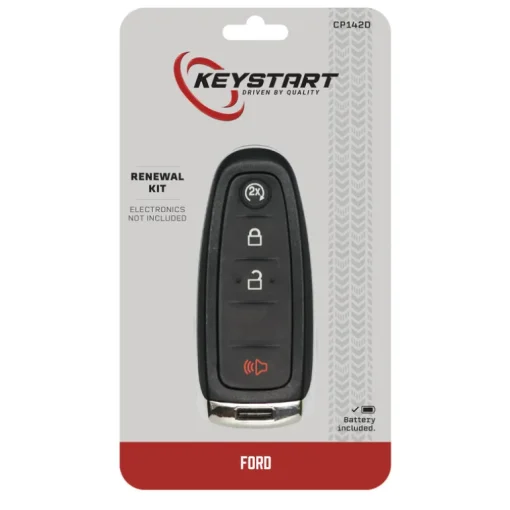 KeyStart Renewal KitAdvanced Remote Automotive Replacement Key CP142 Double For Ford