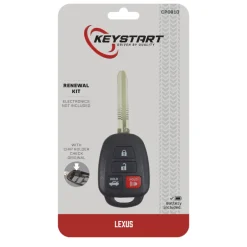 KeyStart Renewal KitAdvanced Remote Automotive Replacement Key CP081 Double For Toyota