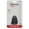 KeyStart Renewal KitAdvanced Remote Automotive Replacement Key CP077 Double For Toyota