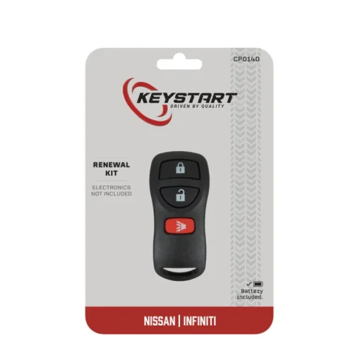 KeyStart Renewal KitAdvanced Remote Automotive Replacement Key CP014 Double For Nissan Infiniti