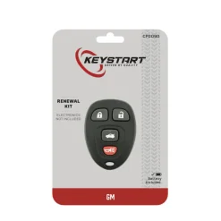 KeyStart Renewal KitAdvanced Remote Automotive Replacement Key CP009 Double For GM