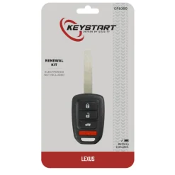 KeyStart Renewal KitAdvanced Remote Automotive Replacement Key CP106 Double For Honda