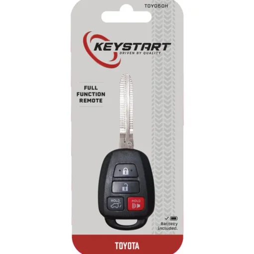 KeyStart Renewal KitAdvanced Remote Automotive Replacement Key TOY060H Double For Toyota