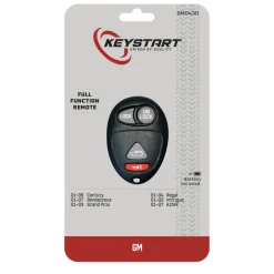 KeyStart Self Programmable Remote Automotive Replacement Key GM043 Double For GM