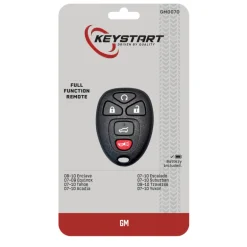 KeyStart Self Programmable Remote Automotive Replacement Key GM007 Double For GM