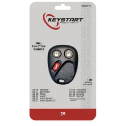 KeyStart Self Programmable Remote Automotive Replacement Key GM037 Double For GM