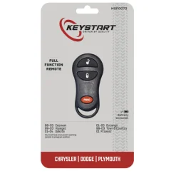 KeyStart Self Programmable Remote Automotive Replacement Key MOP007 Double For Mopar