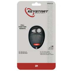 KeyStart Self Programmable Remote Automotive Replacement Key GM041 Double For GM
