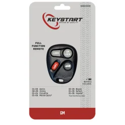 KeyStart Self Programmable Remote Automotive Replacement Key GM030 Double For GM