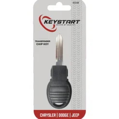 KeyStart Transponder Key Automotive Chipkey Y170PT Double For Mopar