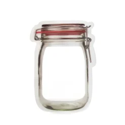 KIKKERLAND 0.1 in. W X 5.4 in. L Clear Polypropylene Mason Jar Storage Bag (Pack of 24).