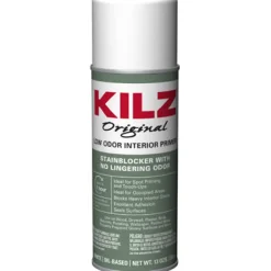 KILZ Original White Flat Oil-Based Primer and Sealer 13 oz. (Pack of 12)