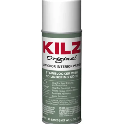 KILZ Original White Flat Oil-Based Primer and Sealer 13 oz. (Pack of 12)