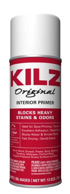 KILZ Original White Flat Oil-Based Primer 13 oz. (Pack of 12)