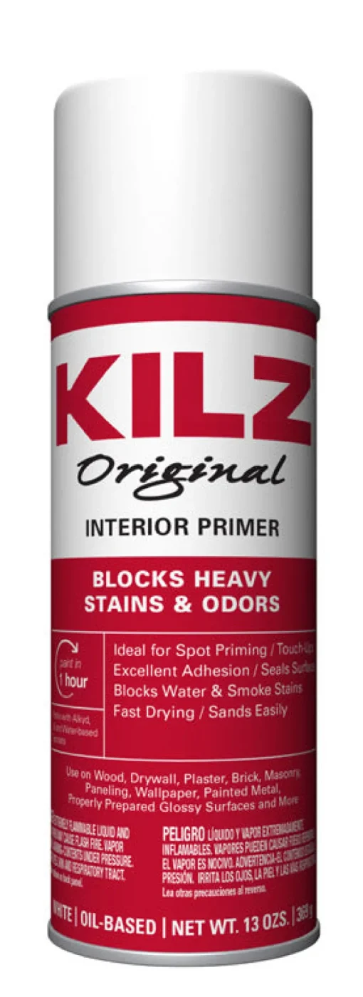 KILZ Original White Flat Oil-Based Primer 13 oz. (Pack of 12)