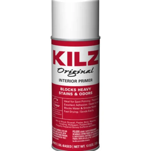 KILZ Original White Flat Oil-Based Primer 13 oz. (Pack of 12)