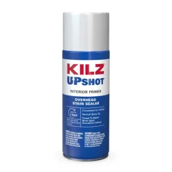 KILZ Up Shot White Flat Oil-Based Primer and Sealer 10 oz. (Pack of 12)