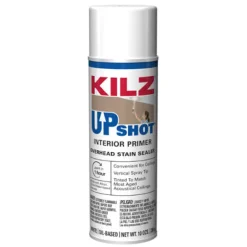 KILZ Up Shot White Flat Oil-Based Primer and Sealer 10 oz. (Pack of 12)