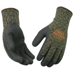 Kinco Frost Breaker Men's Indoor/Outdoor Thermal Dipped Gloves Camouflage L 1 pair