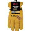 Kinco Men's Indoor/Outdoor Driver Gloves Gold M 1 pair