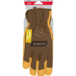 Kinco Men's Indoor/Outdoor Work Gloves Brown M 1 pair