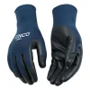 Kinco Men's Indoor/Outdoor Grip Gloves Blue/Gray XL 1 pair