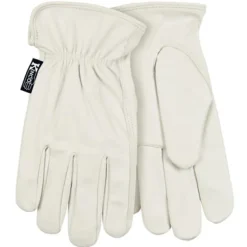 Kinco Men's Indoor/Outdoor Pearl Driver Gloves White M 1 pair