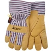Kinco Men's Outdoor Knit Wrist Work Gloves Yellow XXL 1 pair