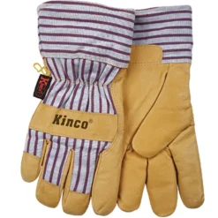 Kinco Men's Outdoor Suede Work Gloves Yellow L 1 pair