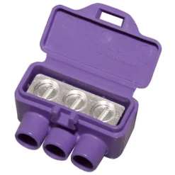 King Innovation AlumiConn Aluminium Wire Aluminum to Copper Lug Purple 2 pk
