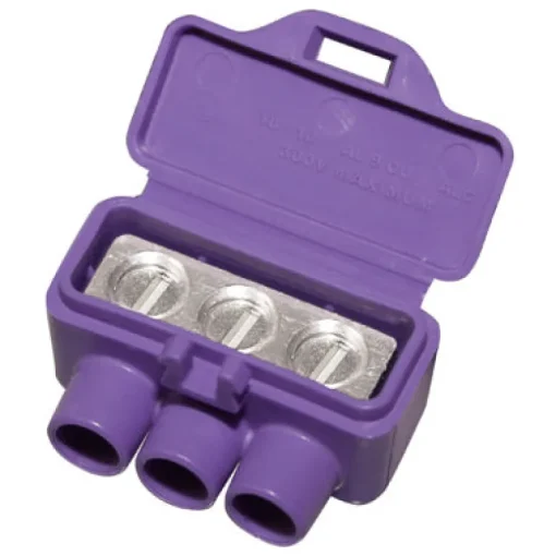 King Innovation AlumiConn Aluminium Wire Aluminum to Copper Lug Purple 10 pk
