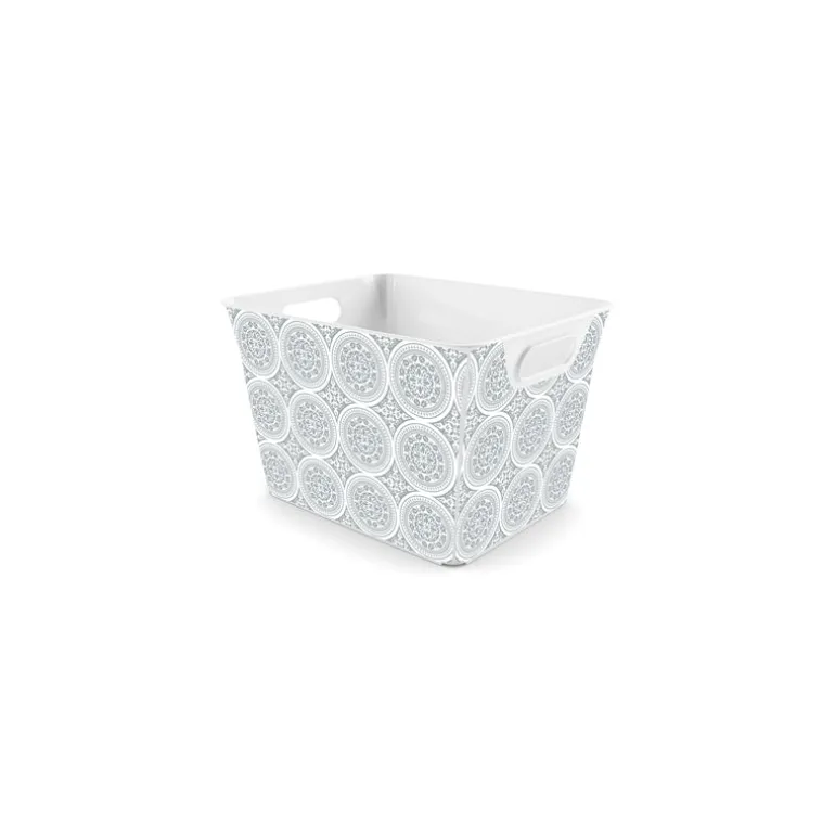 KIS 8 in. H x 10 in. W x 12-1/4 in. D Stackable Storage Basket (Pack of 7)