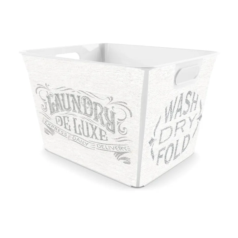 KIS 10 in. H x 12-1/2 in. W x 15-5/16 in. D Stackable Storage Basket (Pack of 5)