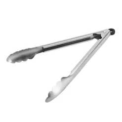 KitchenAid 10 in. L Silver Stainless Steel Stainless Tongs