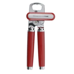 KitchenAid Gloss Red ABS/Stainless Steel Manual Bottle/Can Opener
