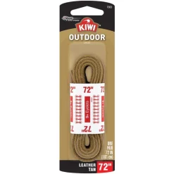 Kiwi 72 in. Leather Tan Boot Laces