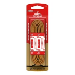 Kiwi 72 in. Leather Tan Boot Laces