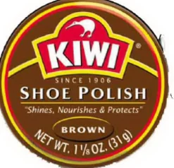 Kiwi Brown Shoe Polish 1-1/8 oz