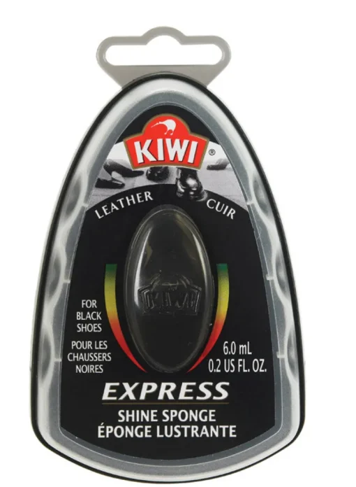Kiwi Express Shine Black Sponge Shoe Polish 0.23 oz.