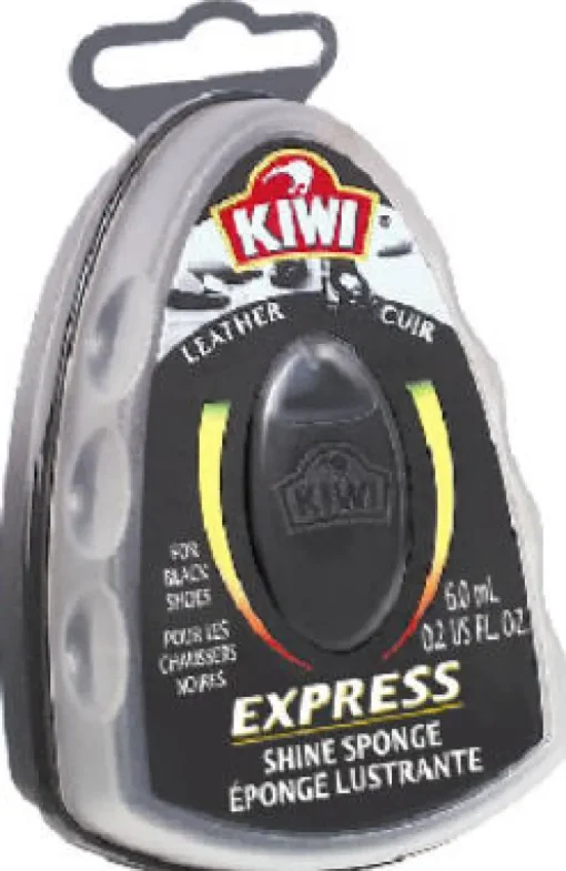 Kiwi Express Shine Black Sponge Shoe Polish 0.23 oz.